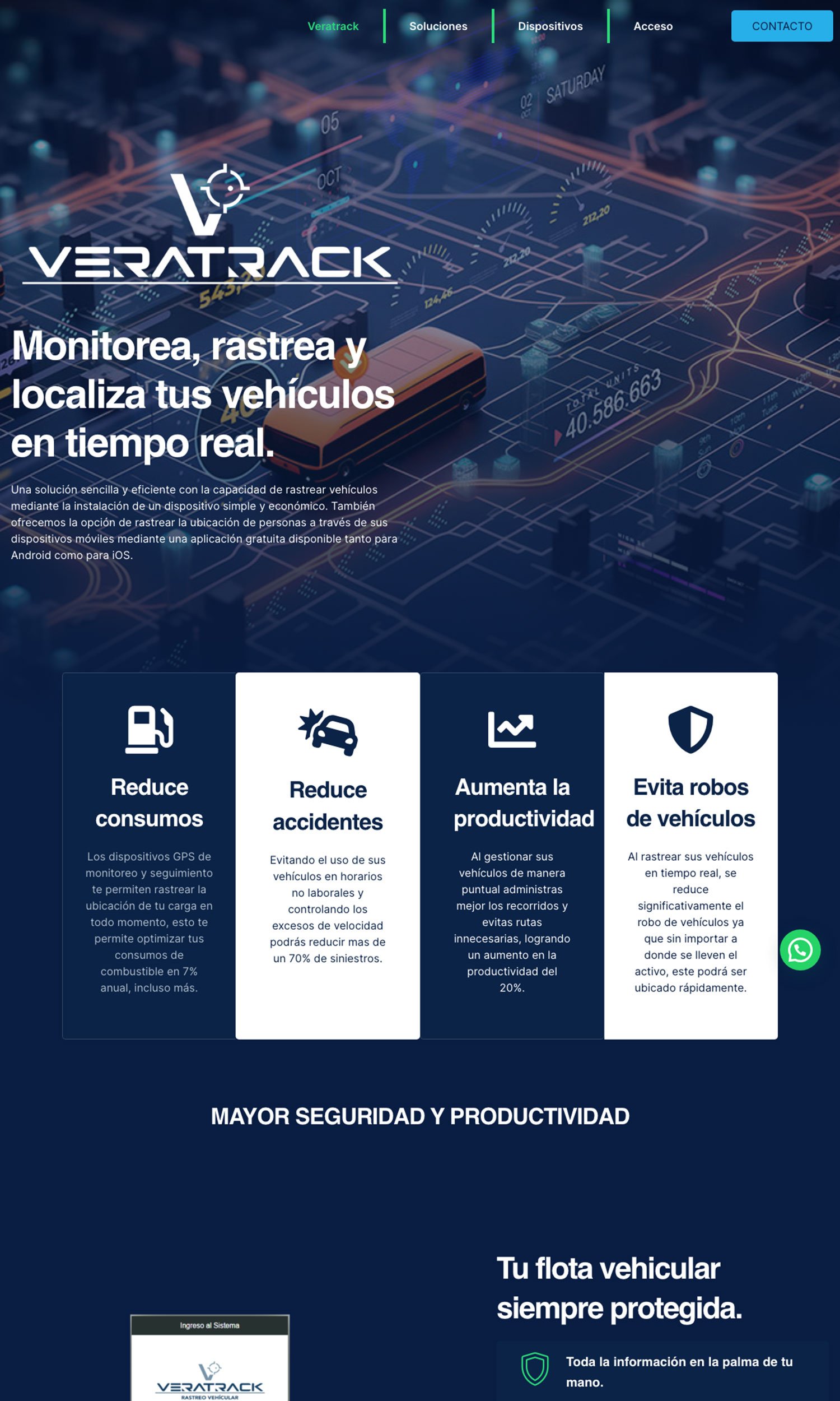  Sitio Web: VeraTrack 
