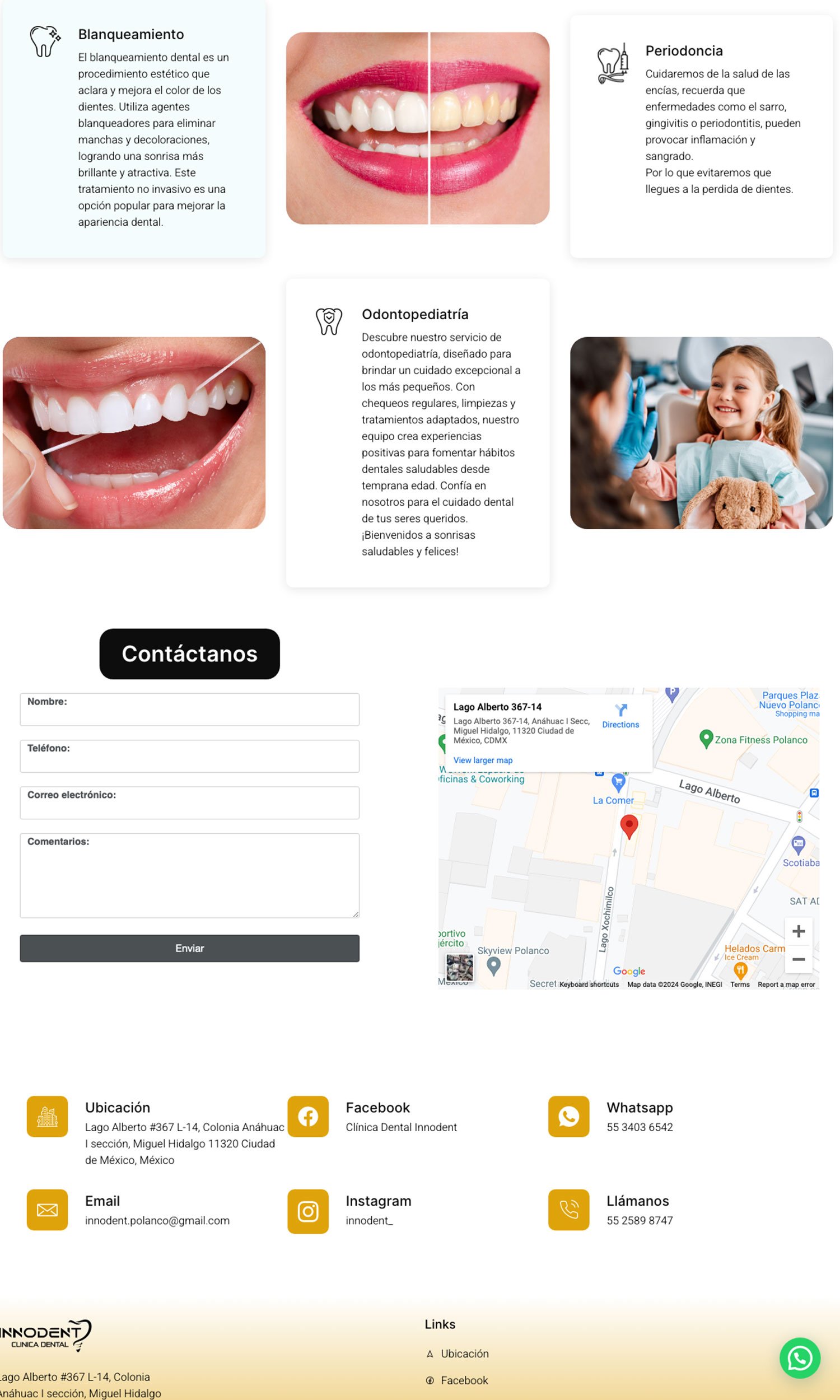  Sitio Web: INNODENT 
