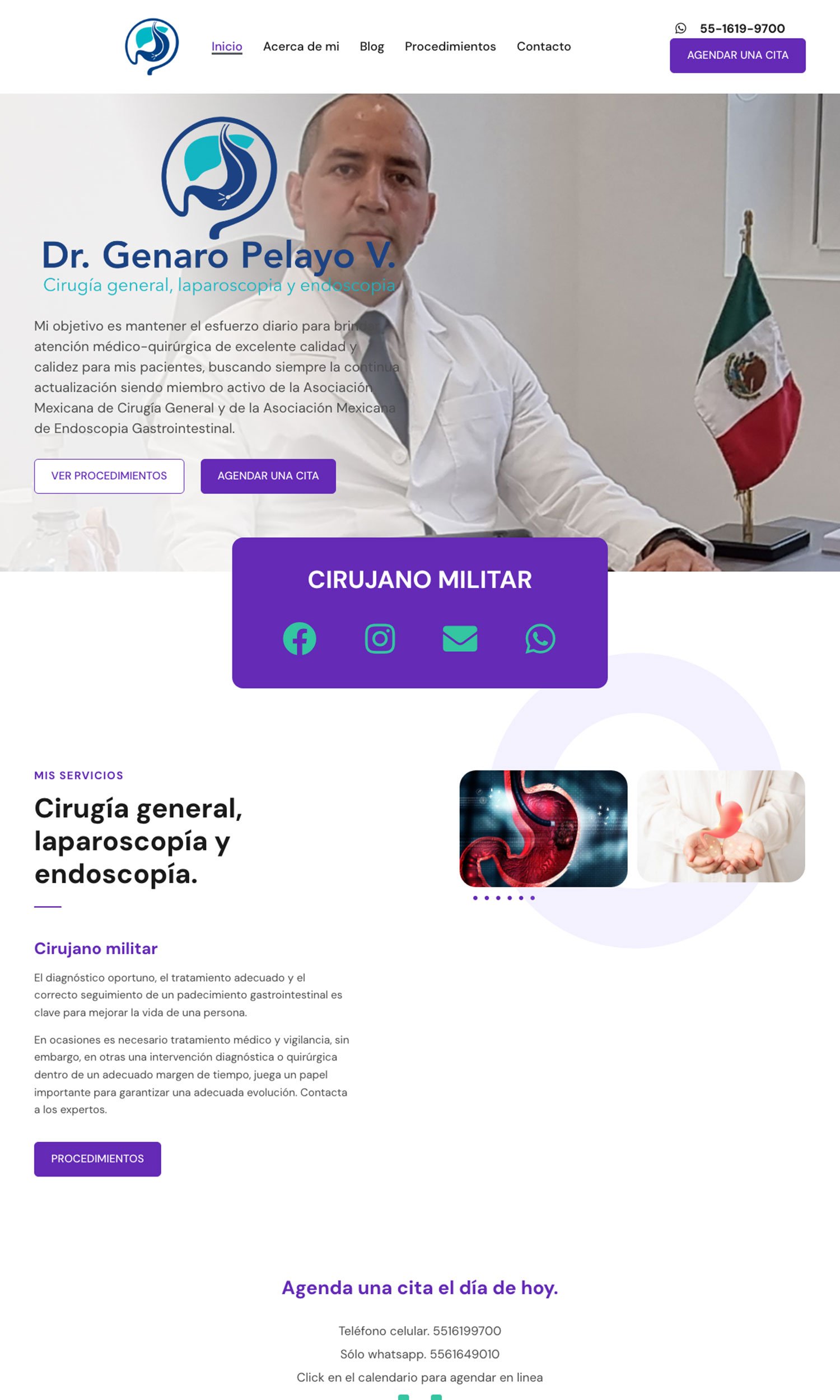  Sitio Web: Dr. Pelayo 