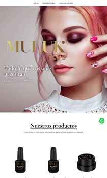  Sitio Web: Muluk Beauty 